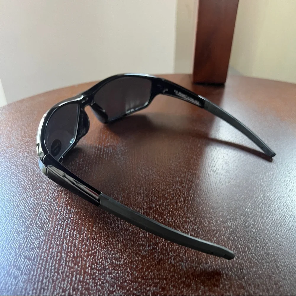 ASOS AJ Morgan black retro wraparound matrix sunglasses